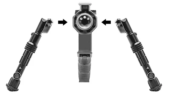Сошки UTG на KeyMod, 127-203мм